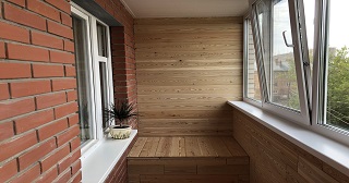 Отделка, остекление, утепление балконов в Дивногорске от 212 руб. м/2.